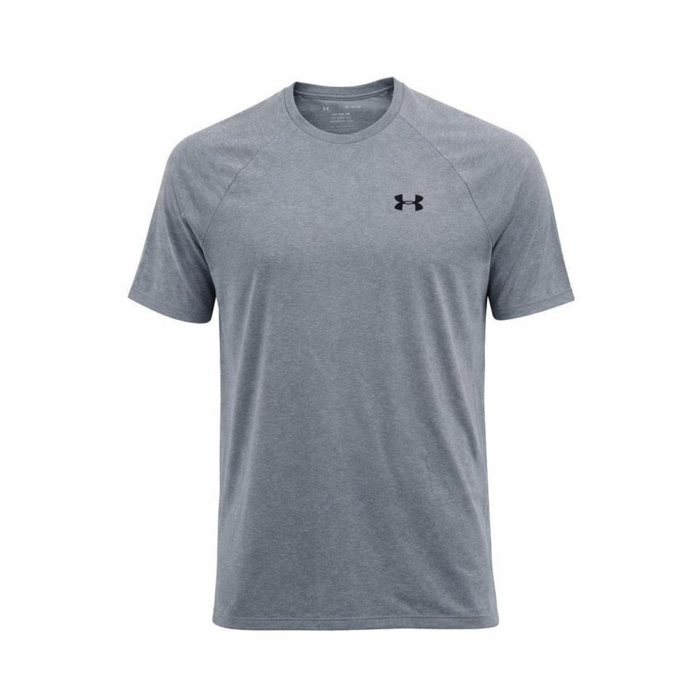 NWT Under Armour Tech T Shirt Mens Medium Grey Short Sleeve Athletic Performance
